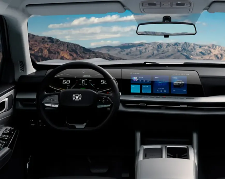 Diseño Interior Changan Hunter REEV