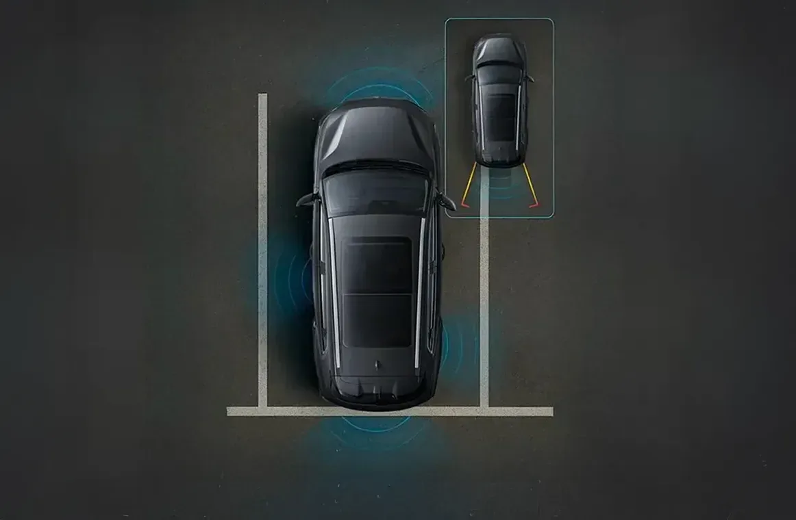 Estacionamiento remoto (avance y retroceso recto)